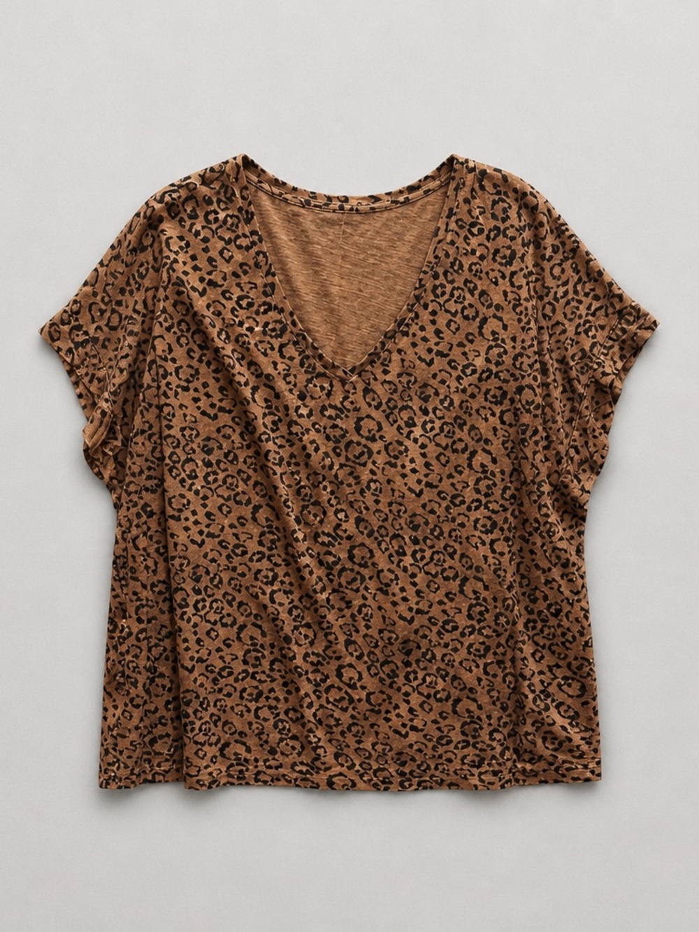 Ava & Viv Brown Leopard Print Comforter